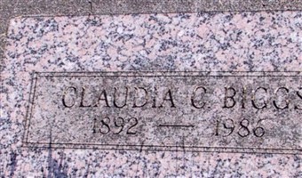 Claudia C Biggs Claudia C Biggs