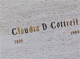 Claudia D Cottrell