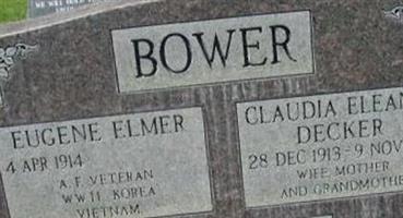 Claudia Eleanor Decker Bower
