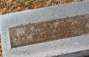 Claudia Gray Given