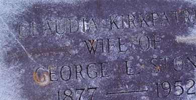 Claudia Kirkpatrick Stone
