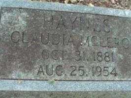 Claudia McLeroy Haynes