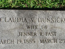 Claudia V Hunsicker Fast Claudia V Hunsicker Fast