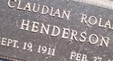 Claudian Roland Henderson