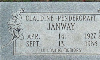 Claudine Pendergraft Janway