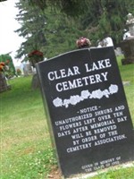 Clear Lake Cemetery Clear Lake Cemetery