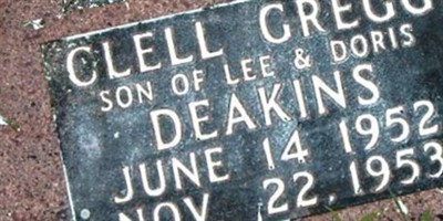 Clell Gregg Deakins Clell Gregg Deakins