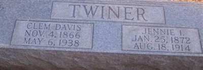 Clem Davis Twiner, Sr Clem Davis Twiner, Sr