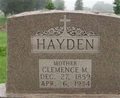 Clemence M Hayden Clemence M Hayden