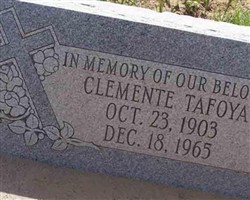 Clemente Tafoya Clemente Tafoya