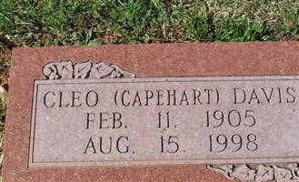 Cleo Capehart Davis Cleo Capehart Davis