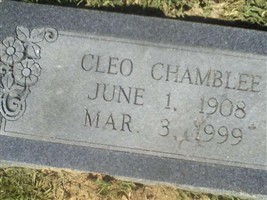 Cleo Chamblee Cleo Chamblee
