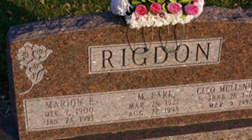 Cleo Mullenhour Rigdon Cleo Mullenhour Rigdon