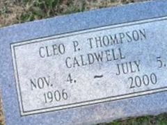Cleo P Thompson Caldwell Cleo P Thompson Caldwell