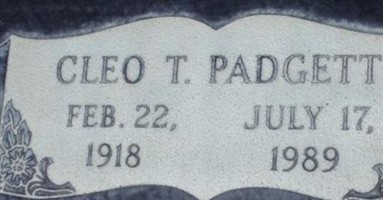 Cleo T Padgett
