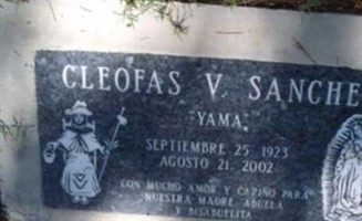 Cleofas V "Yama" Sanchez Cleofas V "Yama" Sanchez
