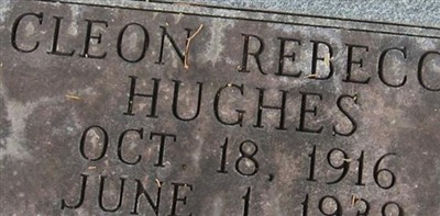 Cleon Rebecca Hughes Cleon Rebecca Hughes