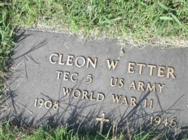 Cleon W. Etter Cleon W. Etter