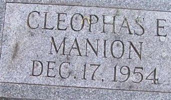 Cleophas E Manion
