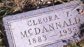 Cleora F. McDannald Cleora F. McDannald