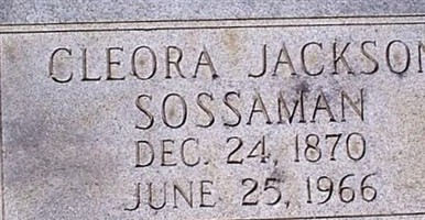 Cleora Jackson Sossaman