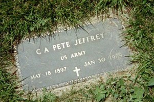 Clesson Alexander "Pete" Jeffrey Clesson Alexander "Pete" Jeffrey