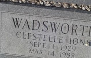 Clestelle Ione Wadsworth