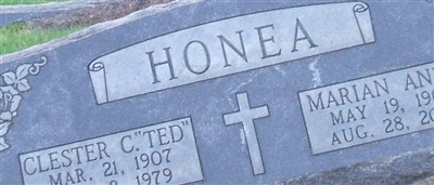 Clester C "Ted" Honea Clester C "Ted" Honea