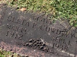 Cleta P. Cowdrey Cleta P. Cowdrey