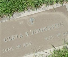 Cleta S Johnston
