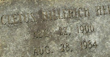 Cletus E. Hillerich Held