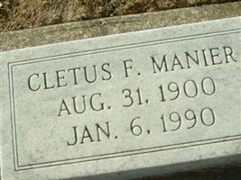 Cletus F. Manier