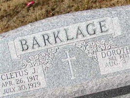 Cletus J. Barklage Cletus J. Barklage