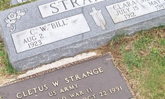 Cletus W Strange