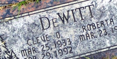 Cleve C DeWitt