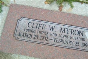 Cliff W Myron Cliff W Myron