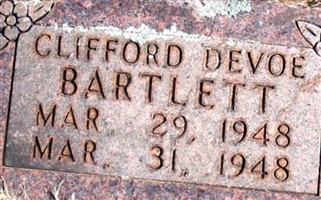 Clifford DeVOE Bartlett Clifford DeVOE Bartlett