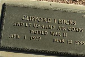 Clifford I Hicks