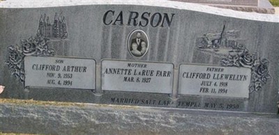 Clifford Llewellyn Carson Clifford Llewellyn Carson