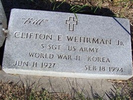 Clifton E "Bill" Wehrman, Jr Clifton E "Bill" Wehrman, Jr