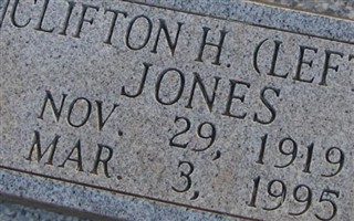 Clifton H. Lefty Jones