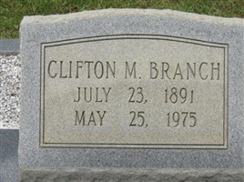 Clifton M Branch