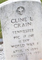 Cline L Crain Cline L Crain