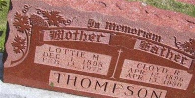 Cloyd R Thompson Cloyd R Thompson