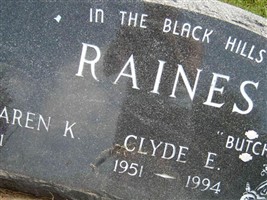 Clyde "Butch" Raines Clyde "Butch" Raines