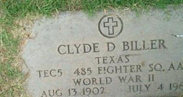 Clyde D Biller