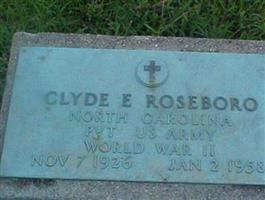 Clyde E Roseboro