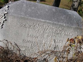 Col Benjamin Franklin Allen Col Benjamin Franklin Allen