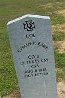Col Cullin Redwine Earp