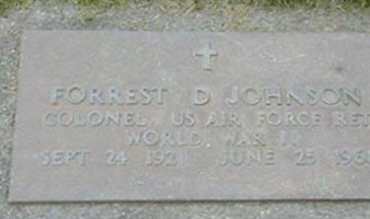 Col Forrest Dean Johnson Col Forrest Dean Johnson